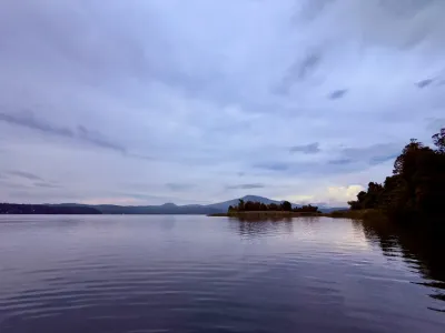 Overcast Evening on the Lake